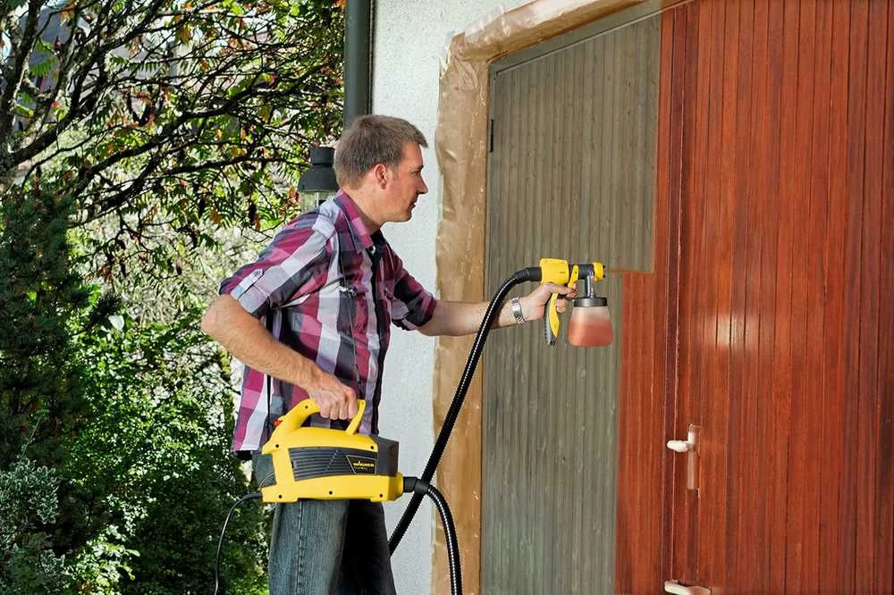 Wagner W 690 FLEXiO dažymo purkštuvas, 630 W, 1800/800 ml talpos bakeliai