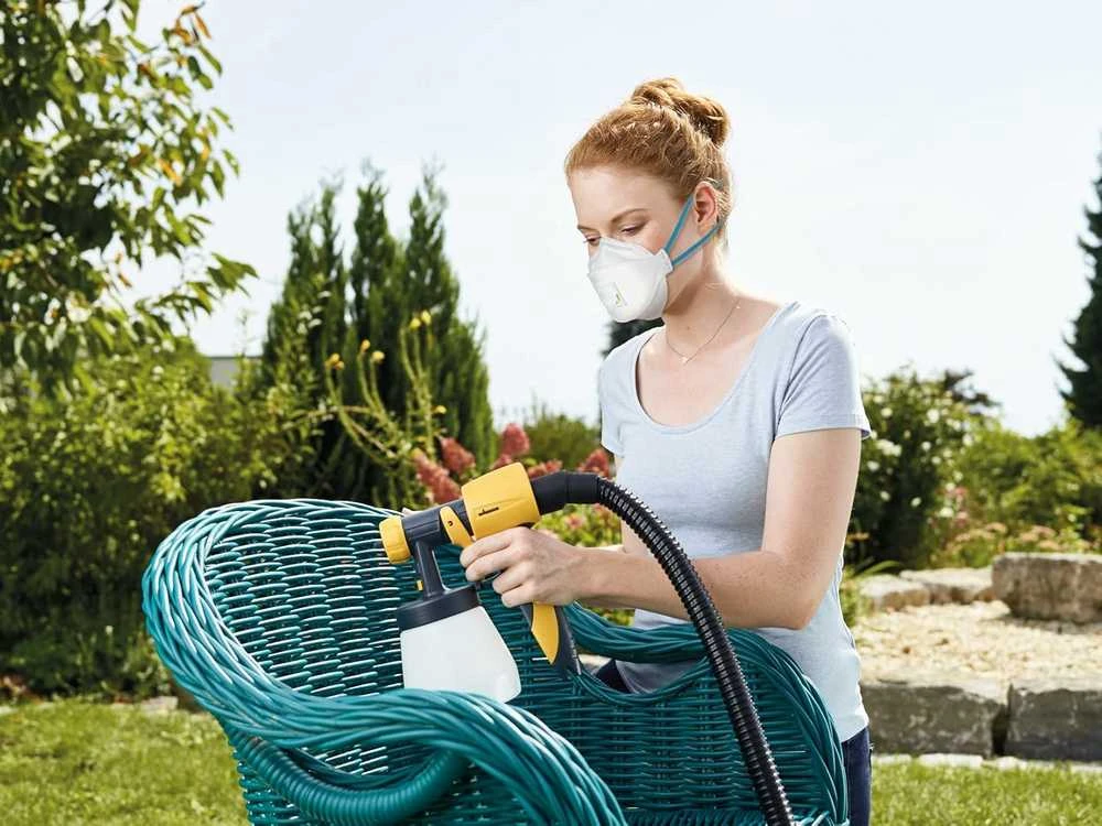 Wagner W 690 FLEXiO dažymo purkštuvas, 630 W, 1800/800 ml talpos bakeliai
