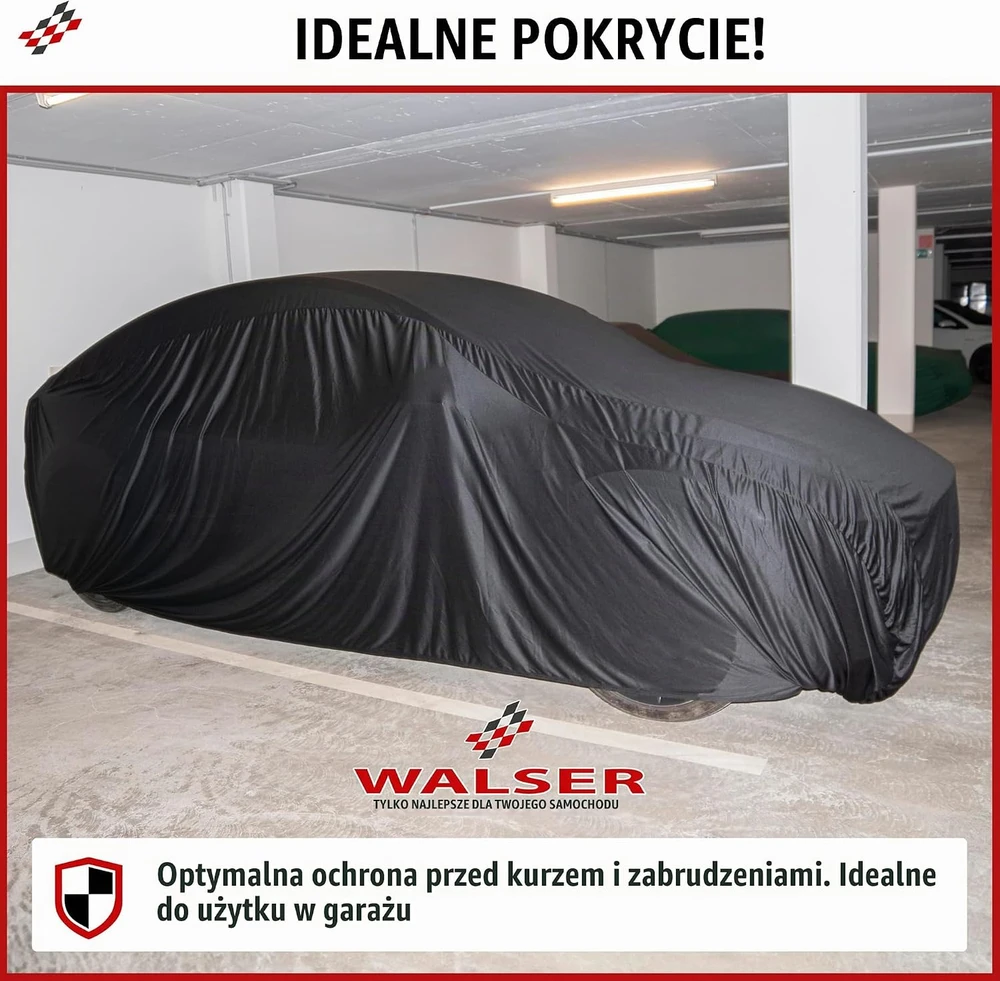 Walser automobilio uždangalas vidaus naudojimui SUV M, juodas, 41140
