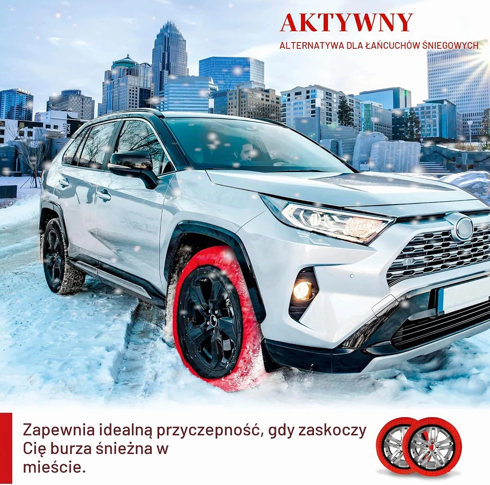 Walser tekstilinės sniego kojinės automobiliams, 50 km/h, 2 vnt., 13735