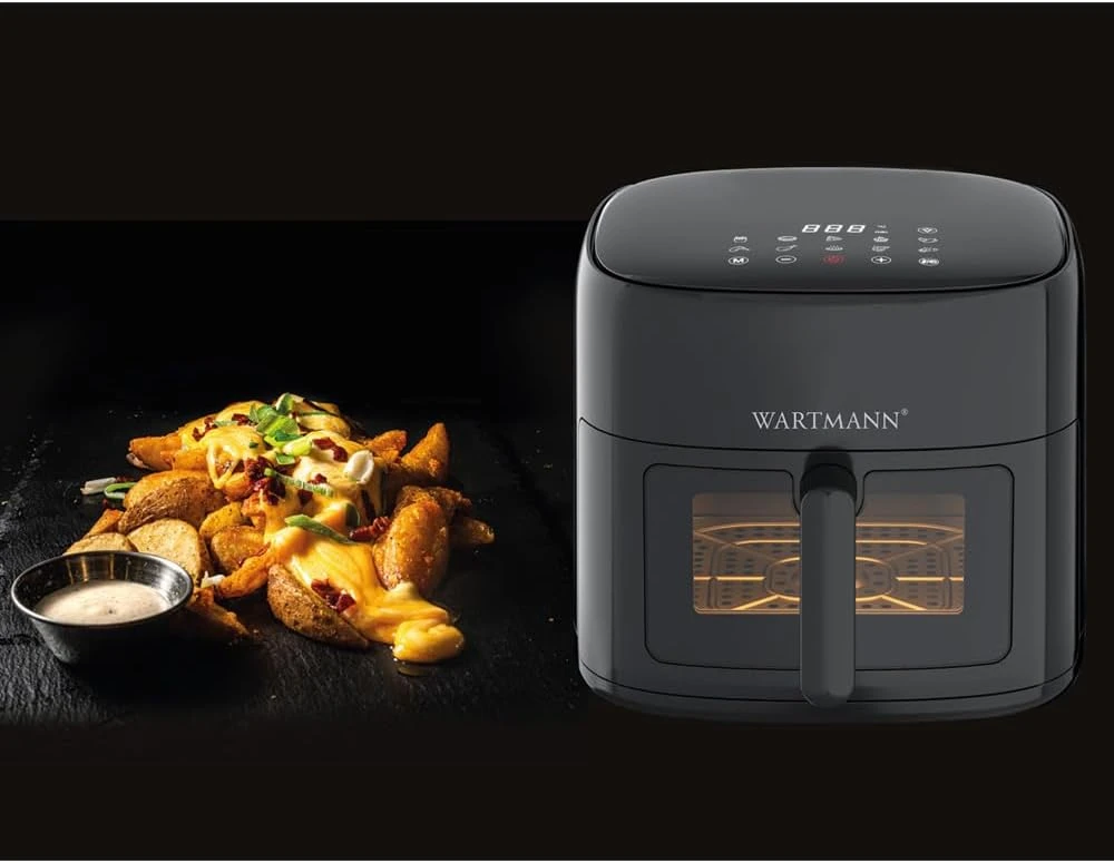 Wartmann karšto oro gruzdintuvė 6 l, 1500 W su keraminiu indu WM2408