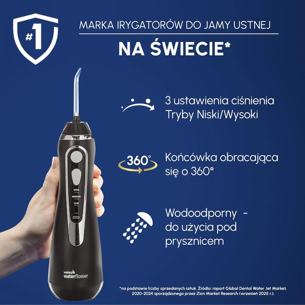 Waterpik WP-582 juoda
