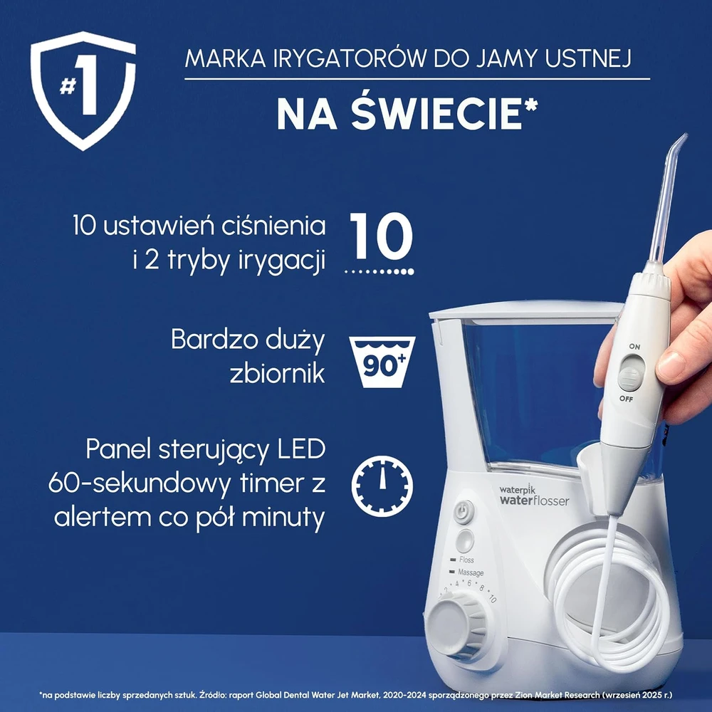 Dantų šepetėlis Waterpik WP-660 balta