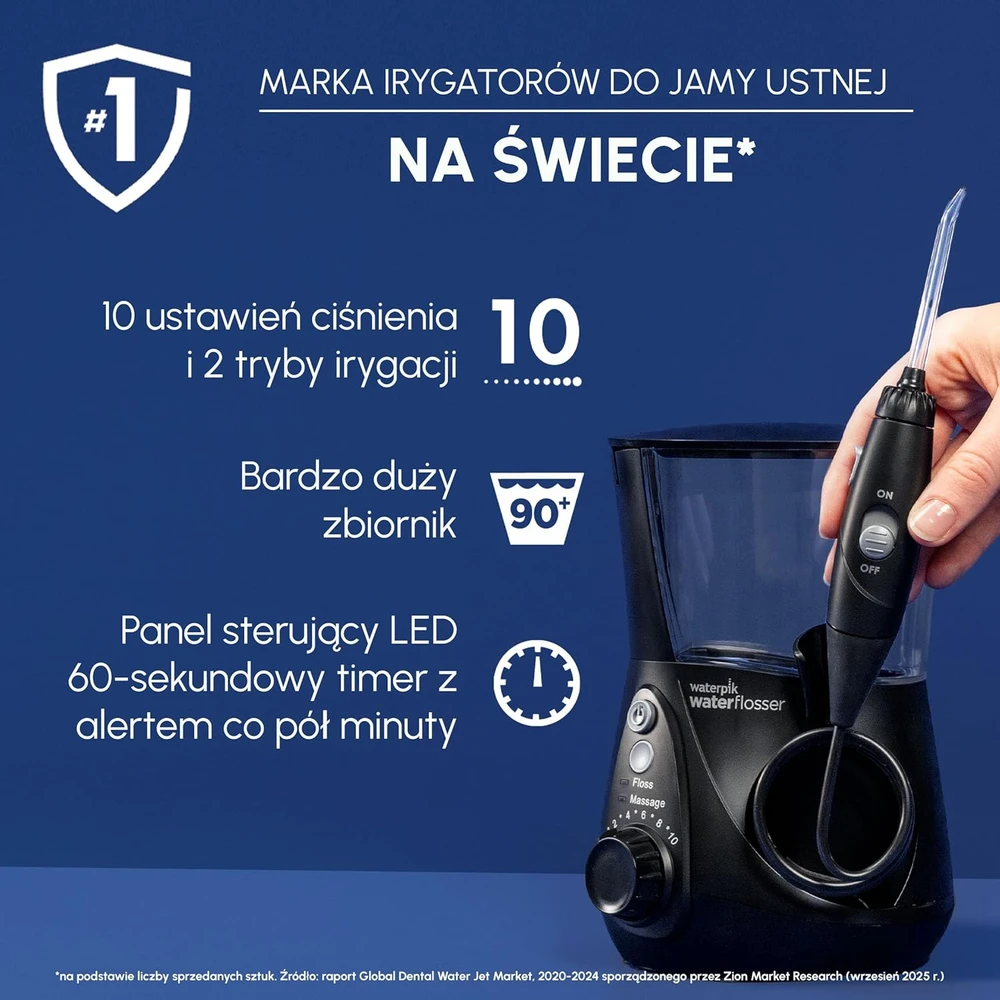 Dantų šepetėlis Waterpik WP-662 juoda