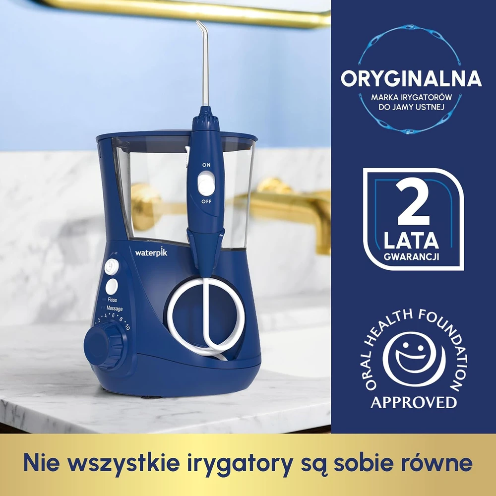 Waterpik WF-663 tamsiai mėlyna