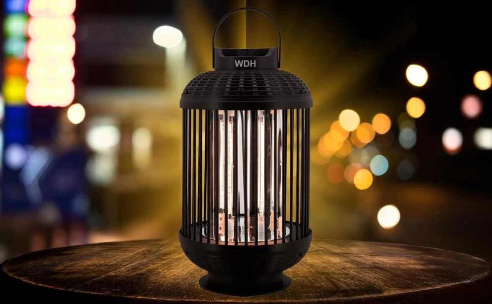WDH infraraudonųjų spindulių šildytuvas, 600/1200 W, su 180° pasukimo funkcija, IP54, WDH-12HL