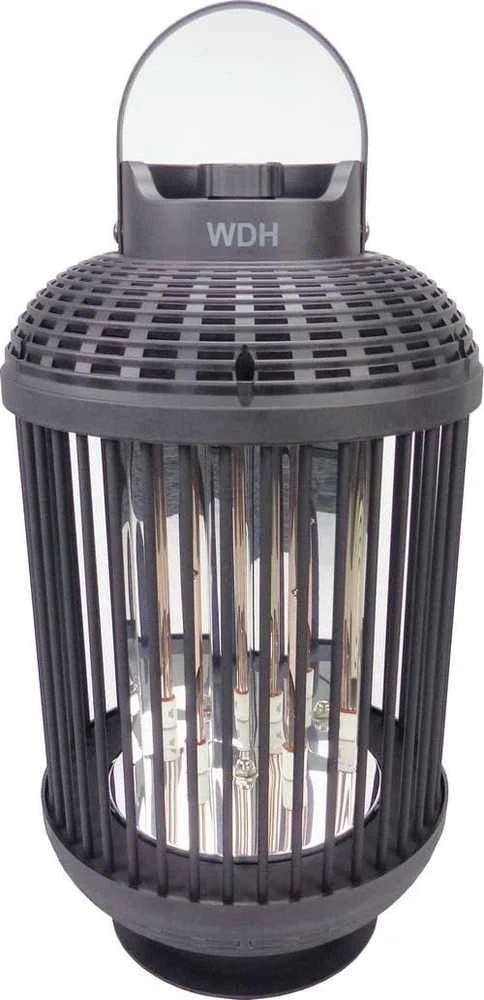 WDH infraraudonųjų spindulių šildytuvas, 600/1200 W, su 180° pasukimo funkcija, IP54, WDH-12HL