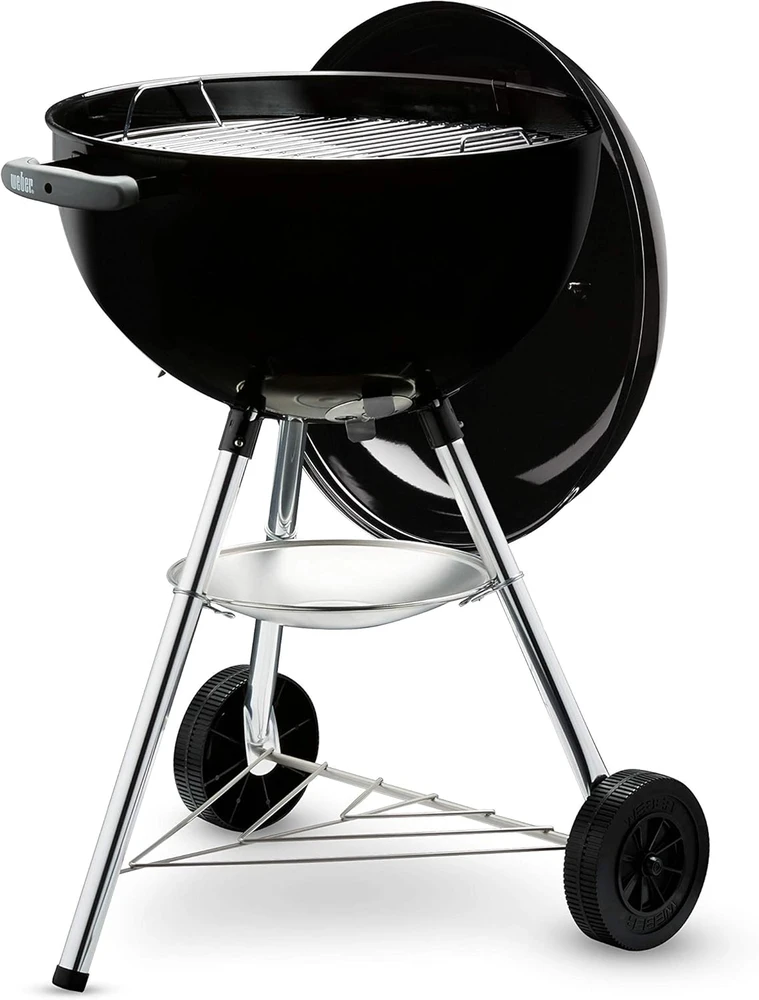 Weber anglinis grilis su emaliuotu dangčiu, 47 cm kepimo paviršius, juodas, 1231004