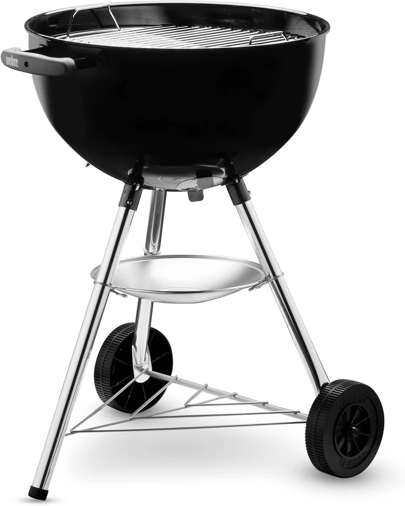 Weber anglinis grilis su emaliuotu dangčiu, 47 cm kepimo paviršius, juodas, 1231004