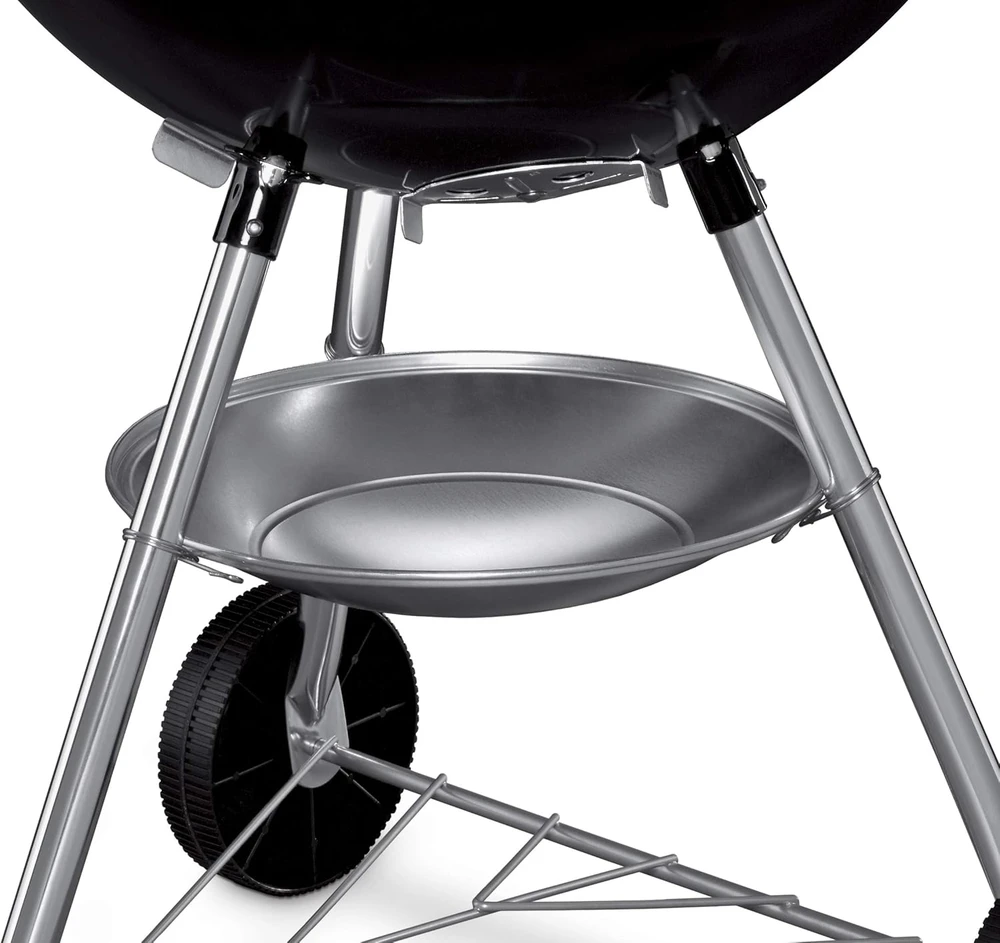 Weber anglinis grilis su emaliuotu dangčiu, 47 cm kepimo paviršius, juodas, 1231004