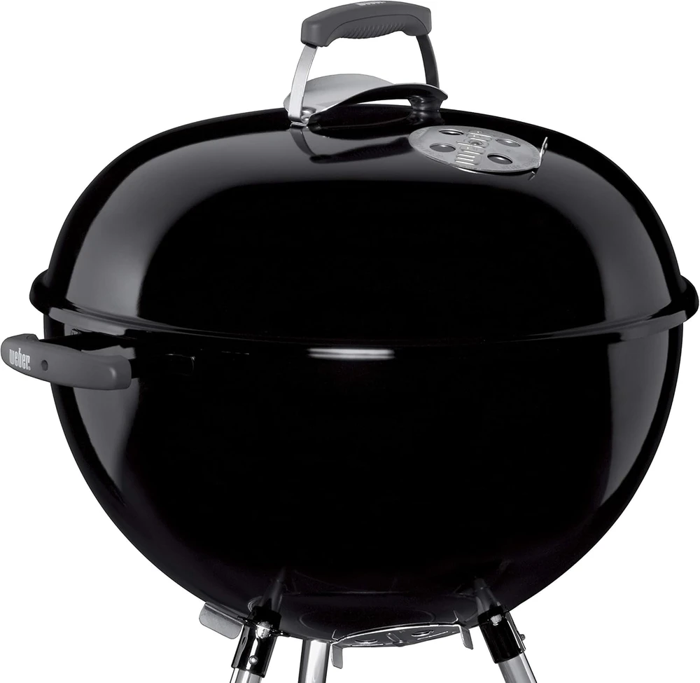 Weber anglinis grilis su emaliuotu dangčiu, 47 cm kepimo paviršius, juodas, 1231004