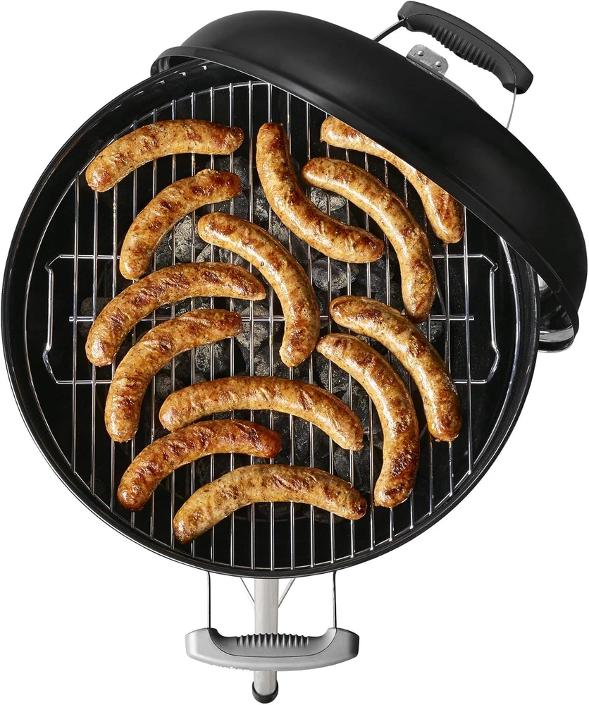 Weber anglinis grilis su emaliuotu dangčiu, 47 cm kepimo paviršius, juodas, 1231004