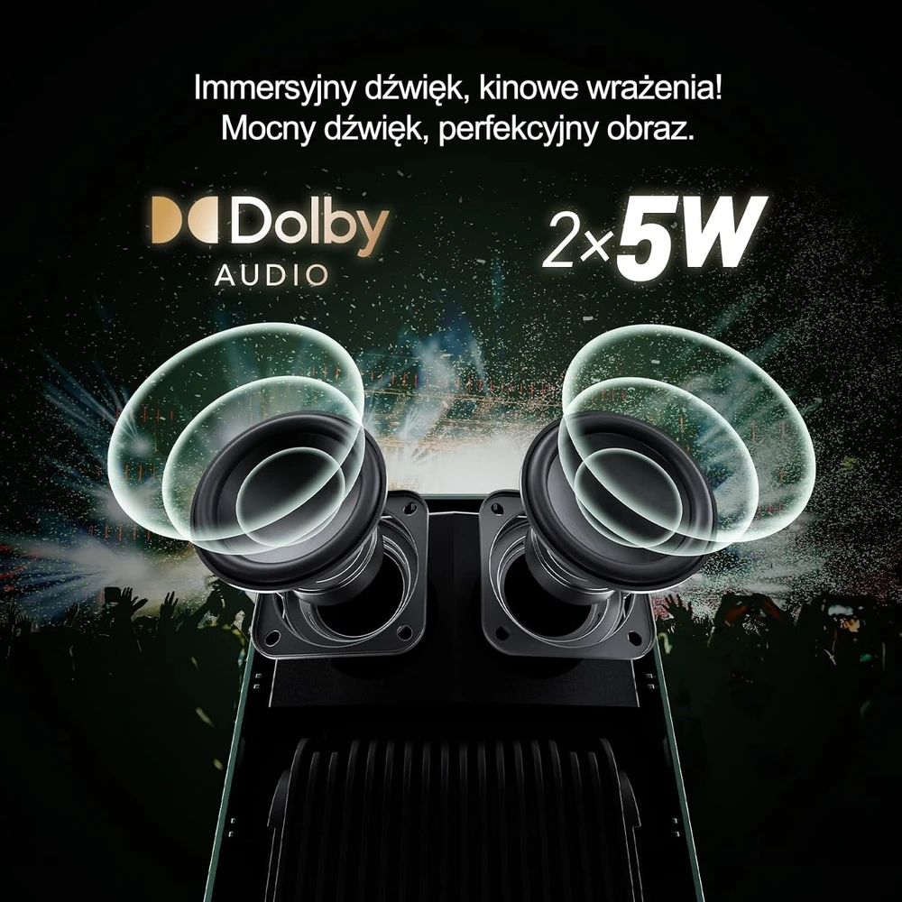 WEMAX išmanusis LED projektorius 1080p su Google TV, 320 ISO lm ir 4K dekodavimu VP02