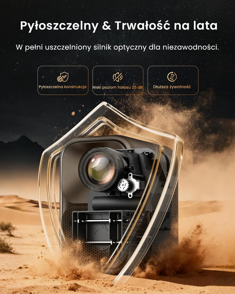WEMAX išmanusis projektorius Full HD 1080p, 500 ISO lm, Google TV, VP04