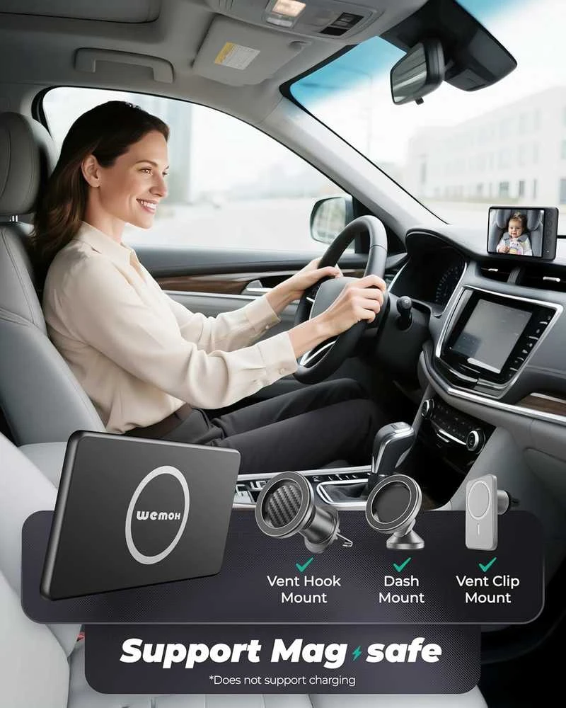 WEMOH Dviguba automobilio kamera dviem vaikams