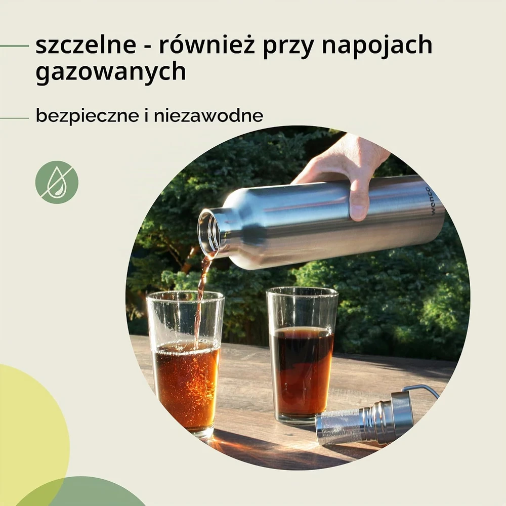 Wenco termosinė gertuvė, 1 l, su arbatos sieteliu, 555807