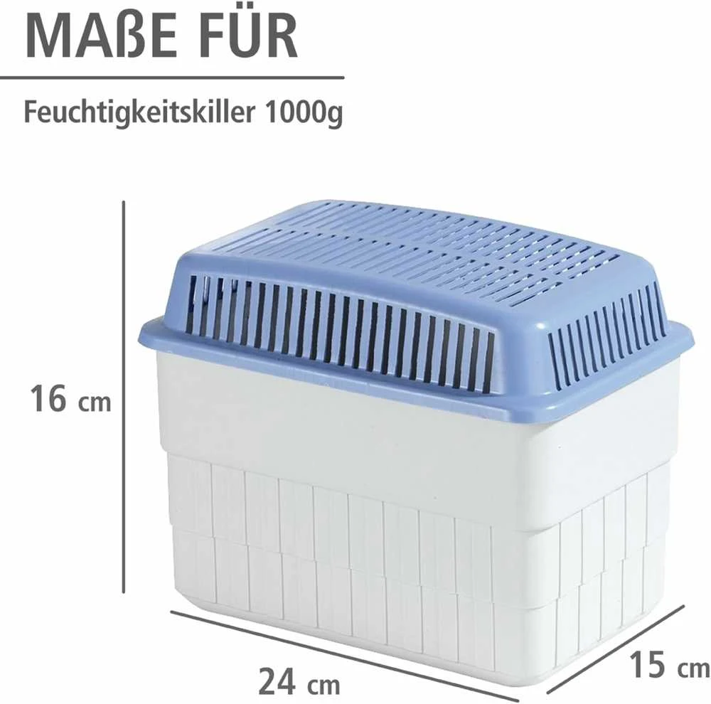 Wenko oro sausintuvas su drėgmės sugėrikliu, 1kg, 3 l talpa, iki 80 m³