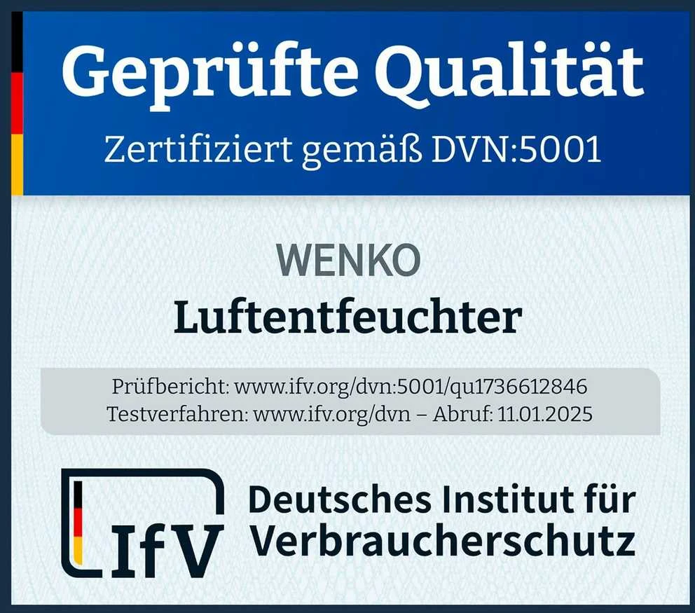 Wenko oro sausintuvas su drėgmės sugėrikliu, 1kg, 3 l talpa, iki 80 m³