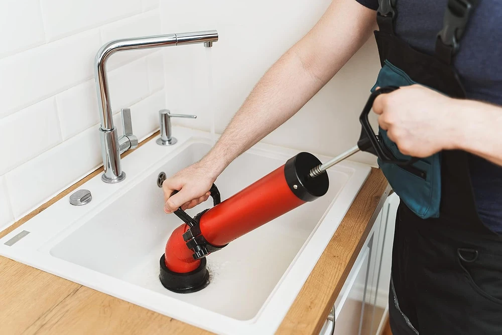 WERKSTEIN rankinis vamzdžių valymo siurblys su 1.2 l talpa PUMP XL