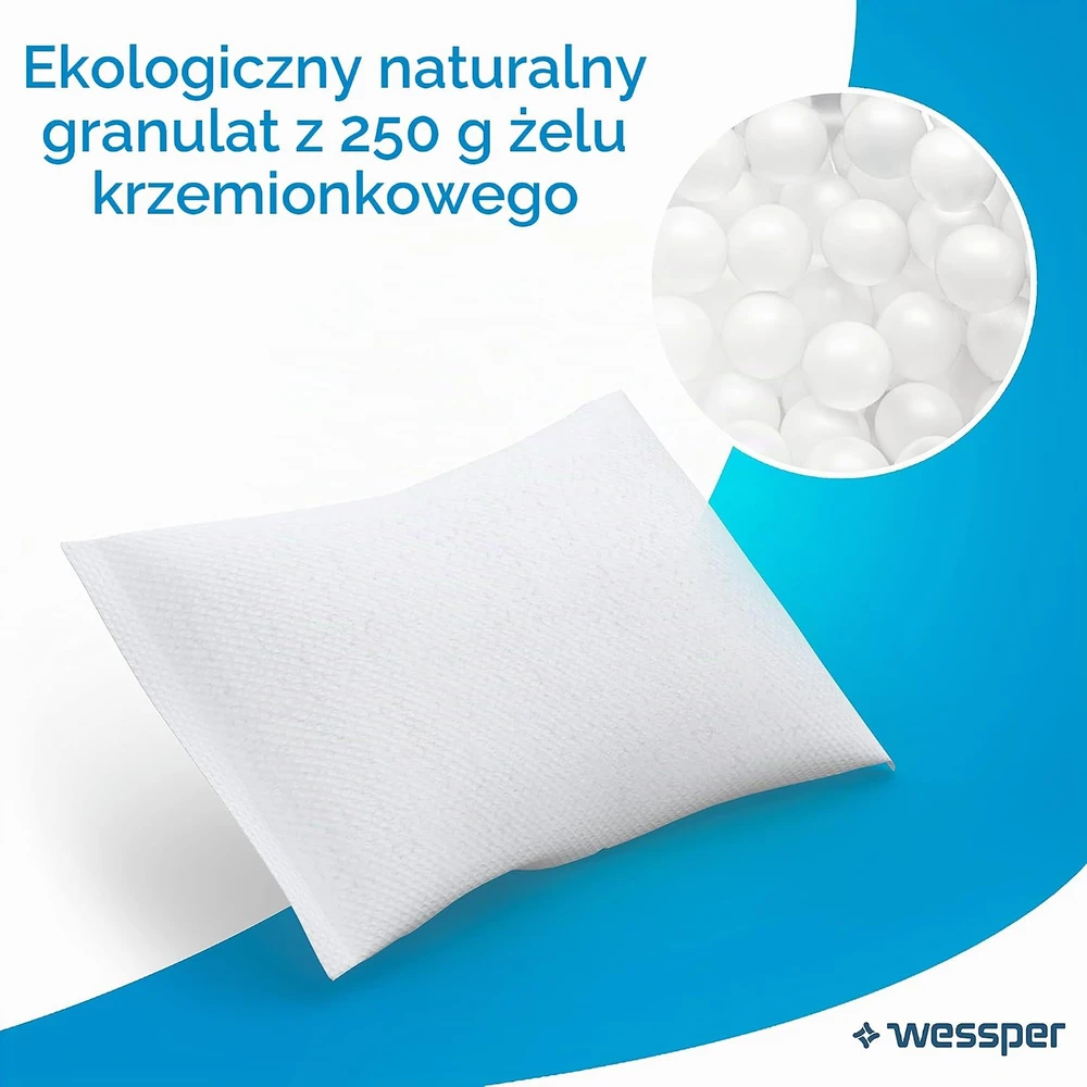 Sausintuvas Wessper drėgmės sugėriklio papildymo kasetės 10 × 250 g, iki 20 m², WES031