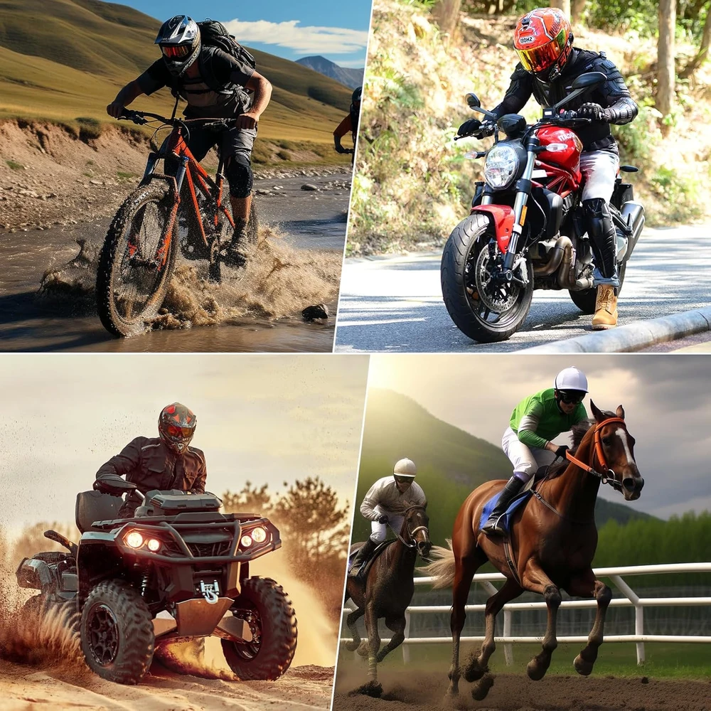 WILDKEN motokrosinė apsauginė liemenė uniseks, sustiprinta PVC konstrukcija, NFS-001
