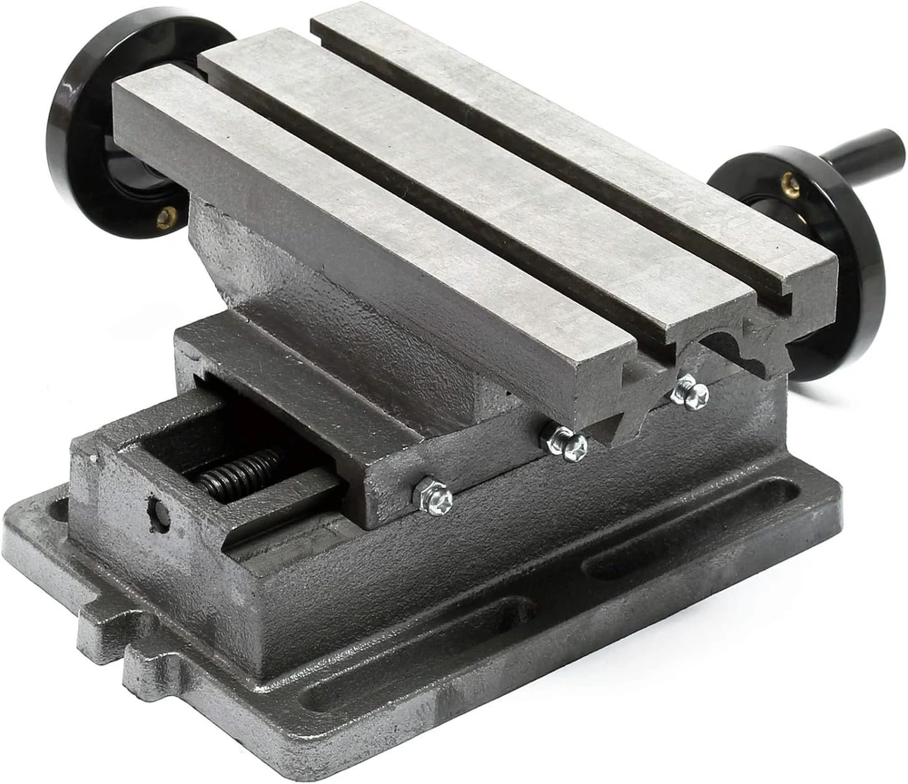 WilTec 2 ašių kryžminis frezavimo stalas 170 x 85 mm, X 100 mm, Y 80 mm, 61008