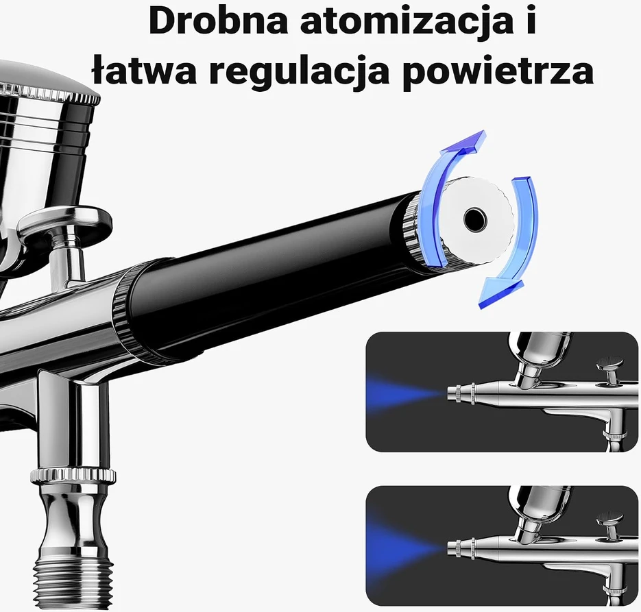 Wiltec aerografo kompresoriaus rinkinys HS-A9K, 150 W, su 1,8 m žarna, 65120