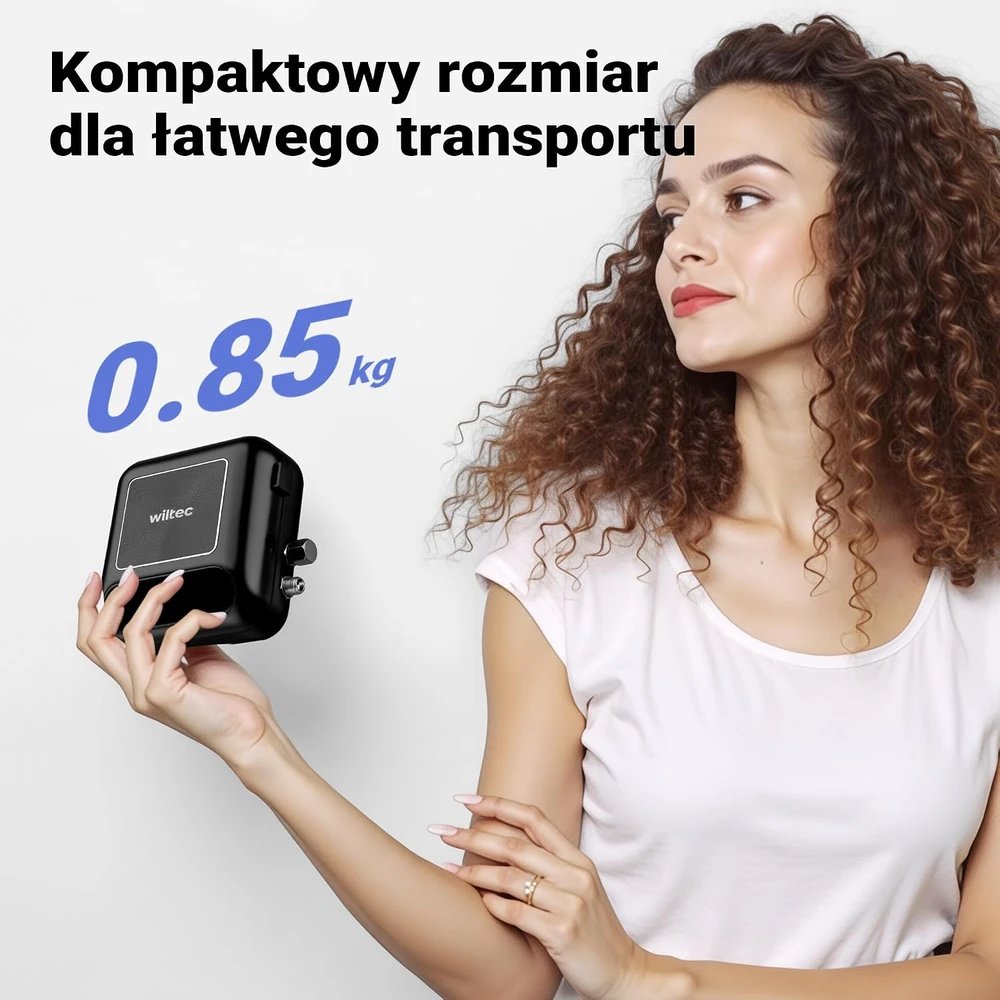 Wiltec aerografo kompresoriaus rinkinys su aerografu, 150 W, 2,8 bar, 0,3 mm, 65115