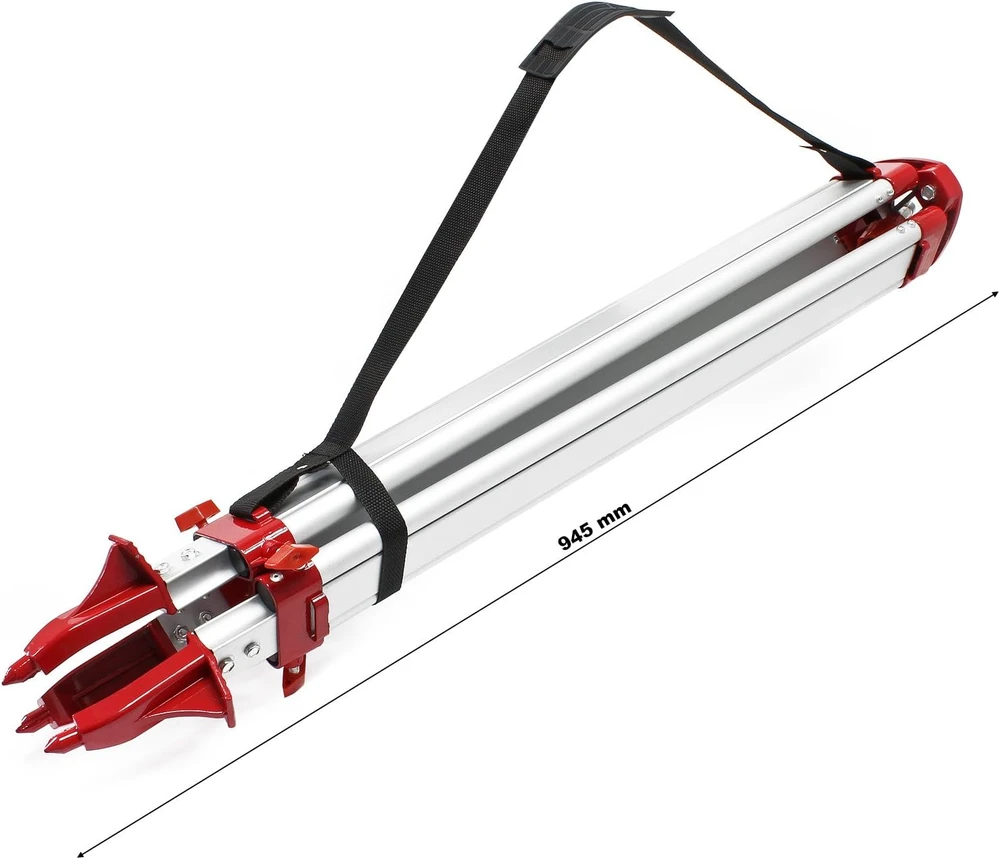 Wiltec aliumininis teleskopinis trikojis kryžminiams lazeriams 470–1625 mm, 51827