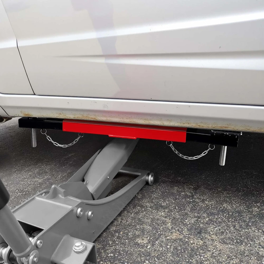 Wiltec automobilinio keltuvo skersinė sija 2000 kg su reguliuojamomis guminėmis atramomis 63855