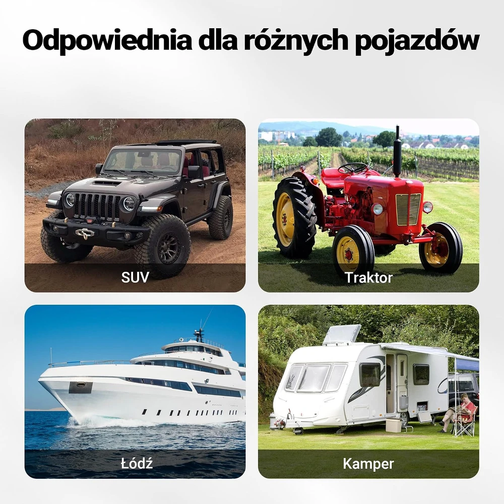 Wiltec automobilinis akumuliatorių įkroviklis su paleidimo funkcija 12/24 V 60 A 65102