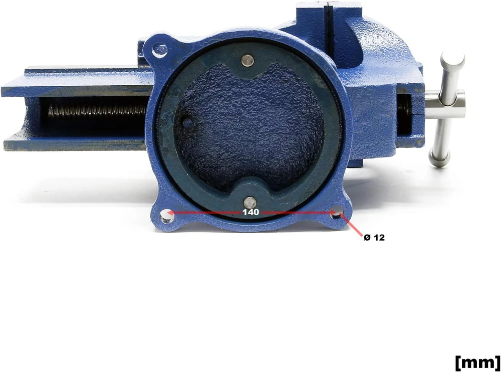 Wiltec darbastalinės spaustuvės su 150 mm žiaunomis ir priekalu, modelis 61865