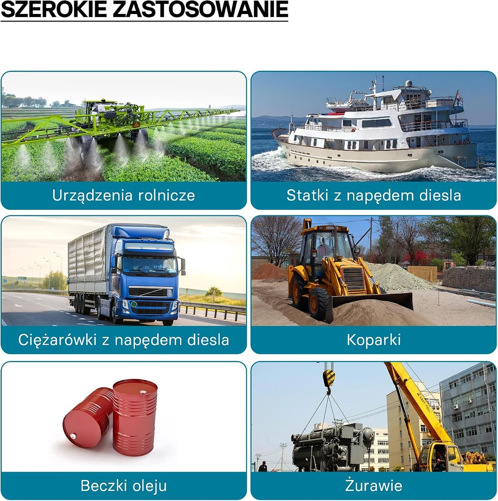 Wiltec dyzelino ir šildymo alyvos siurblys 750 W, 80 l/min su skaitikliu 50588
