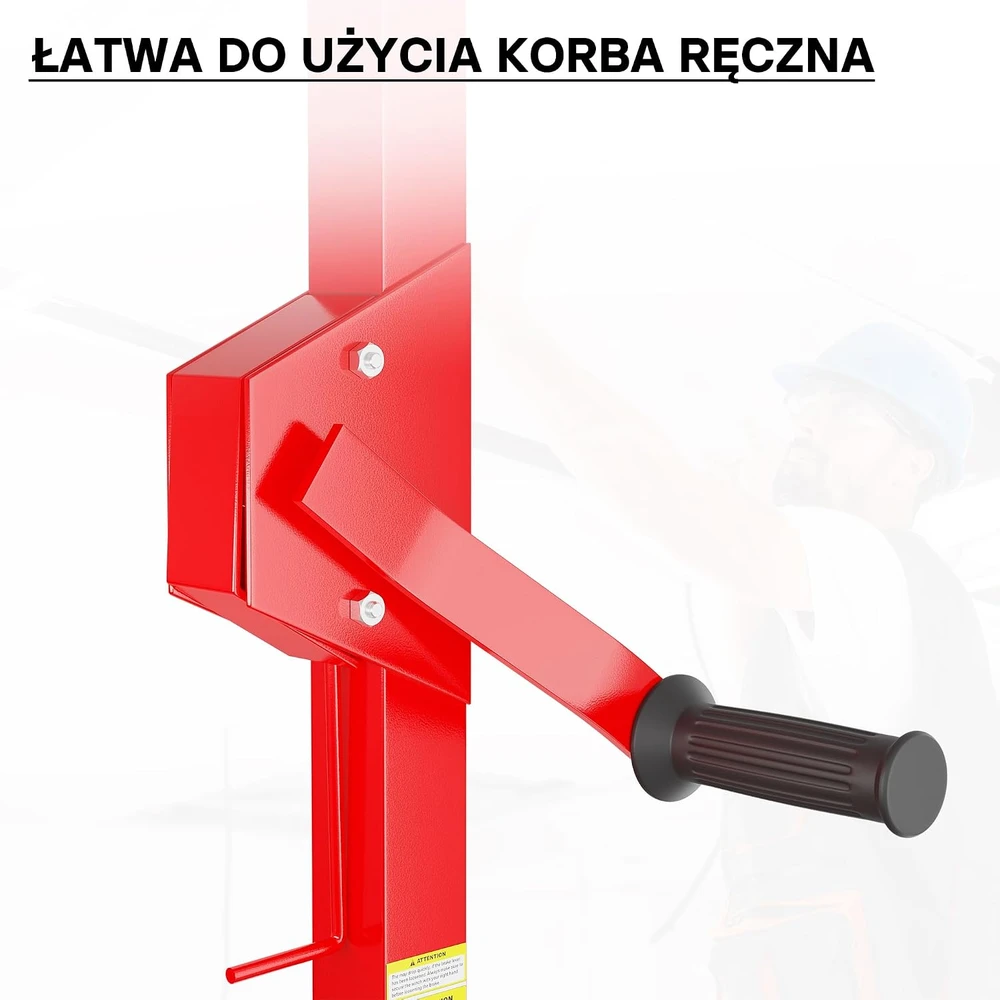 WilTec gipskartonio plokščių keltuvas iki 50 kg, 190–330 cm, su 4 ratukais, 64205