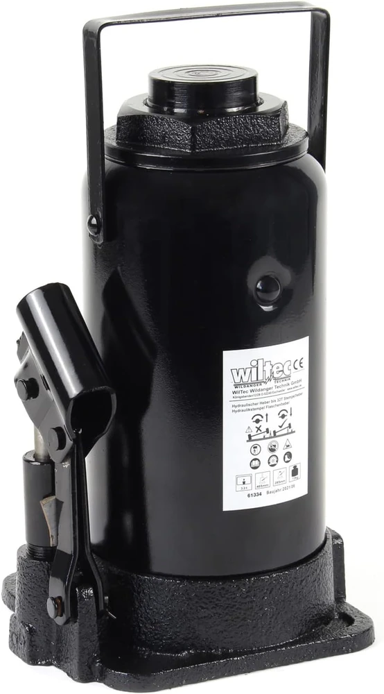 Wiltec hidraulinis butelinis keltuvas 32 t, 285–465 mm, modelis 61334