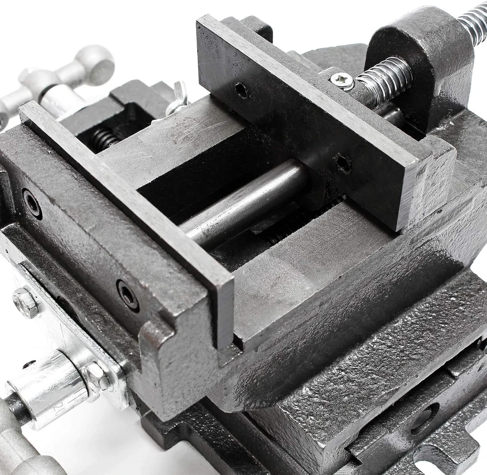 Wiltec kryžminės eigos mašininiai spaustuvai 75 mm iš ketaus, modelis 61093