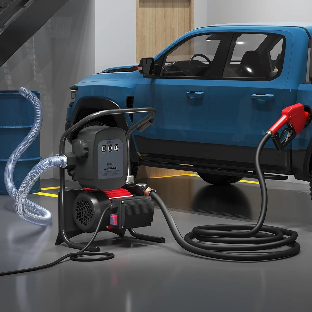 Wiltec kuro siurblys dyzelinui ir šildymo alyvai, 600 W, 40 l/min, su skaitikliu 50747