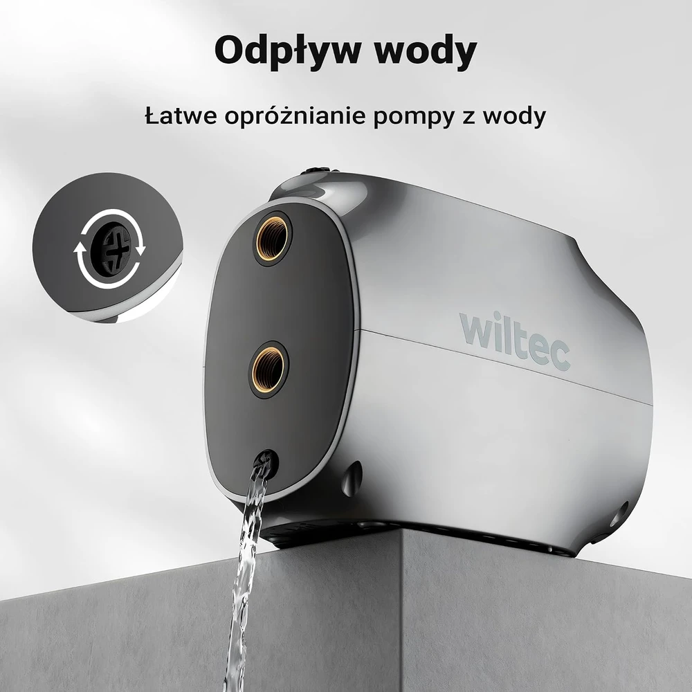 Wiltec magnetinė išcentrinė vandens pompa 750 W, 55 m, modelis 65730
