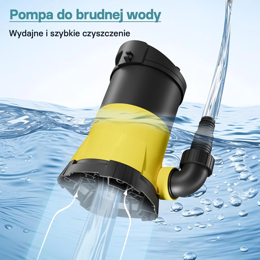 Wiltec nuotekų siurblys 5000 l/h, 250 W, 6 m kėlimo aukštis, modelis 51530