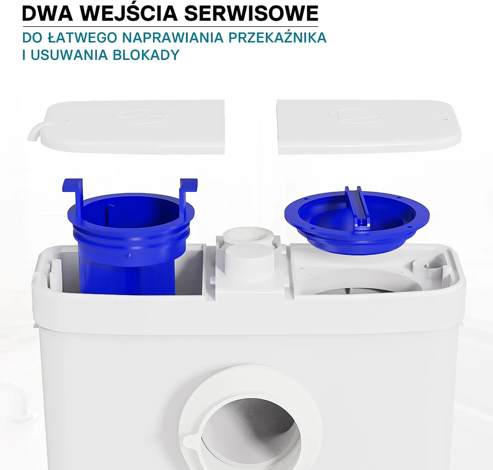 Wiltec nuotekų siurblys su smulkintuvu 450 W, 7.5 m, 75 m, modelis 62138