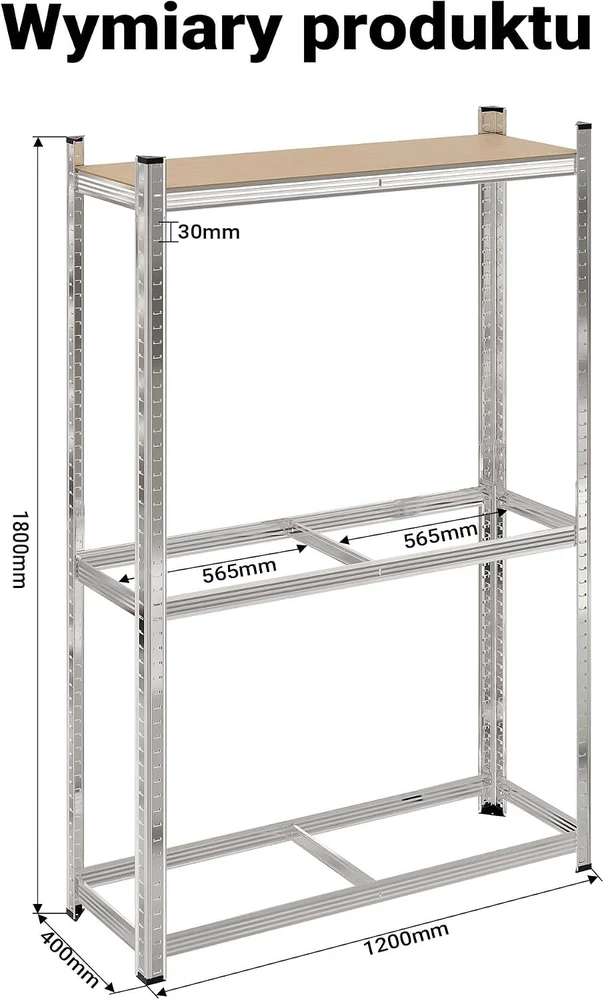 Wiltec padangų stelažas 795 kg, 12 padangų, 180 x 120 x 40 cm, 60285