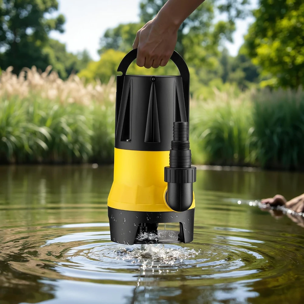 Wiltec panardinamas nešvaraus vandens siurblys 400 W, 8500 l/h, 5 m, modelis 65324