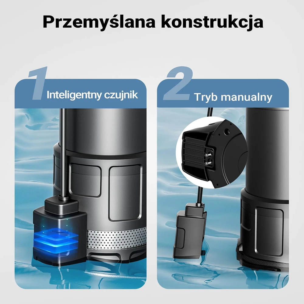 Wiltec panardinamas švaraus vandens siurblys 1200 W, 6000 l/h, 40 m, modelis 65343