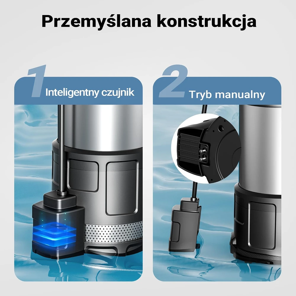 Wiltec panardinamas švaraus vandens siurblys 1200 W, 6000 l/h, 40 m, 65342
