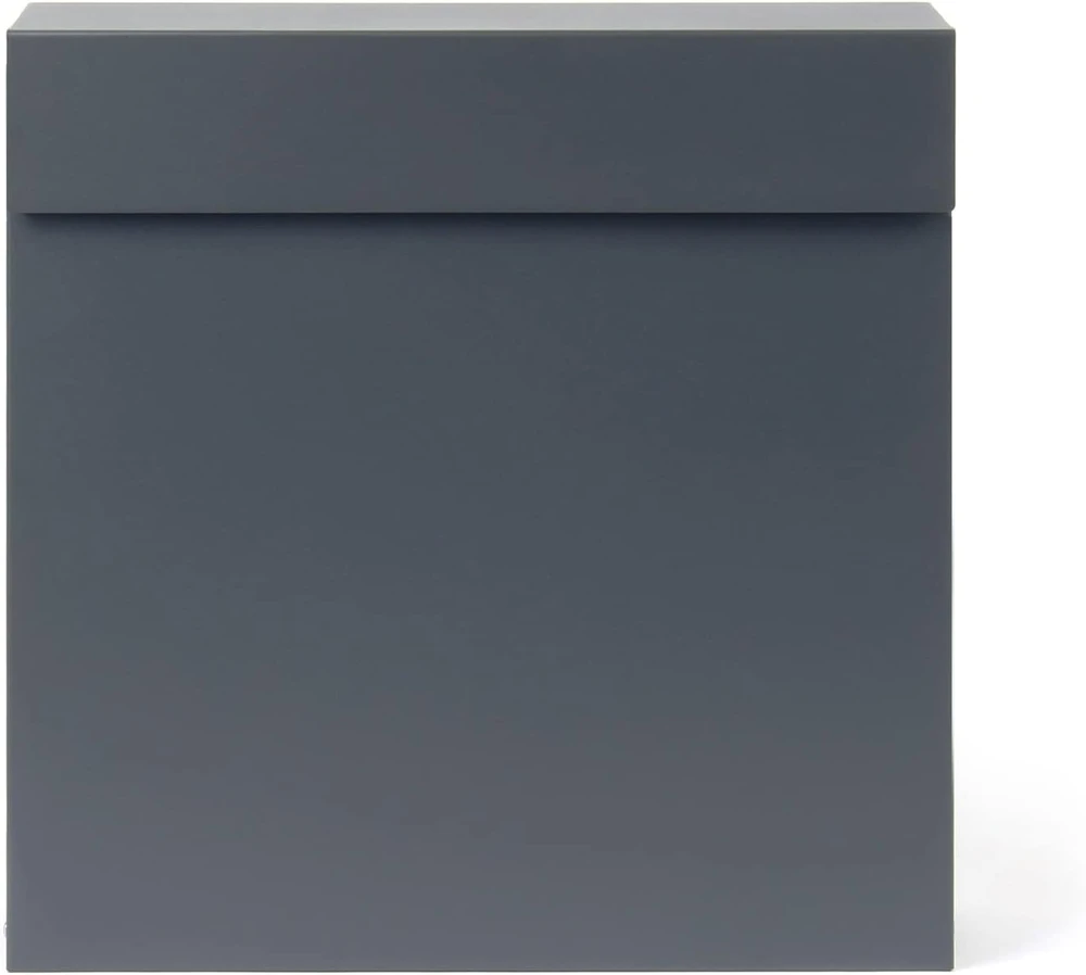 Wiltec pašto dėžutė V49 37 x 10.5 x 37 cm, antracitinė, rakinama, plieninė 60989
