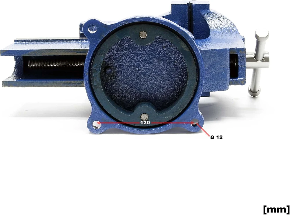 Wiltec pasukami šaltkalvio spaustuvai su priekalu, 150 mm žandikauliai, modelis 61866