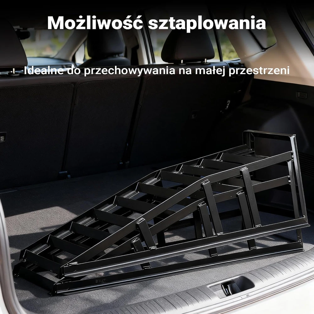 Wiltec plieninės automobilių užvažiavimo rampos 2 t, 830 x 262 x 270 mm, 65752