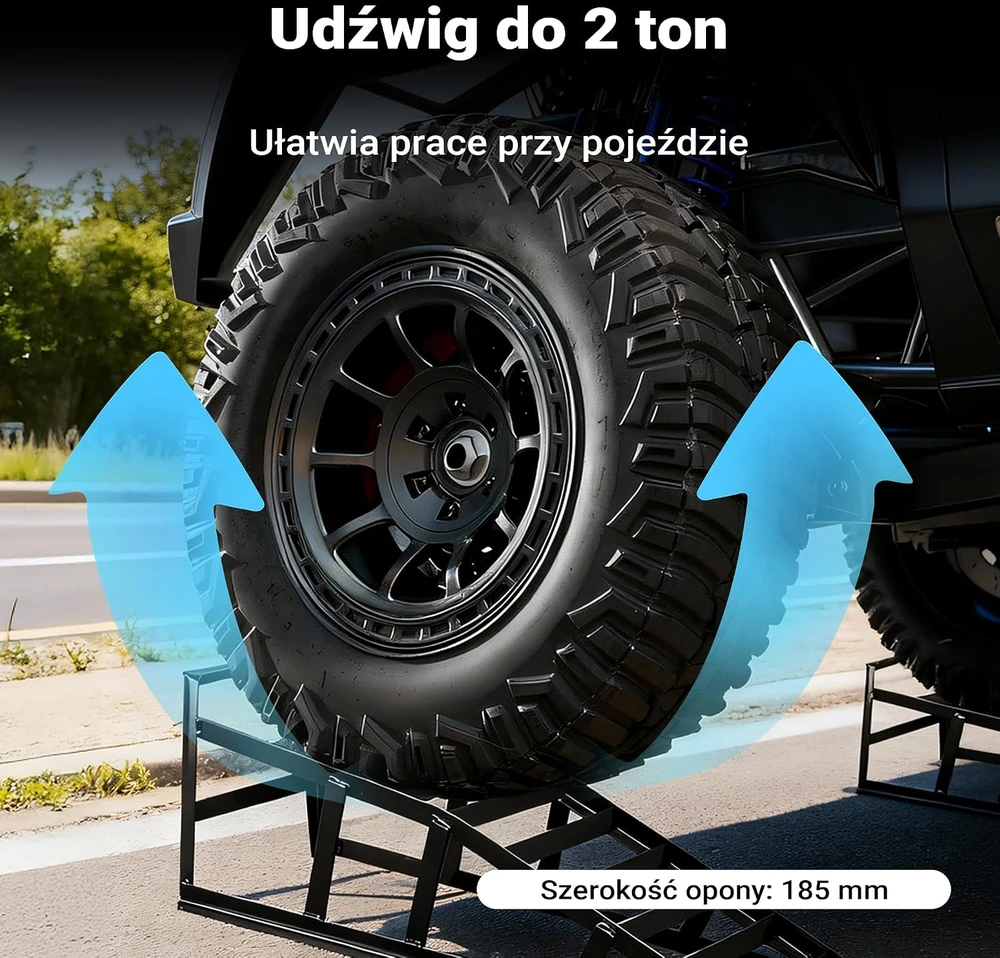 Wiltec plieninės automobilių užvažiavimo rampos 2 t, 830 x 262 x 270 mm, 65752