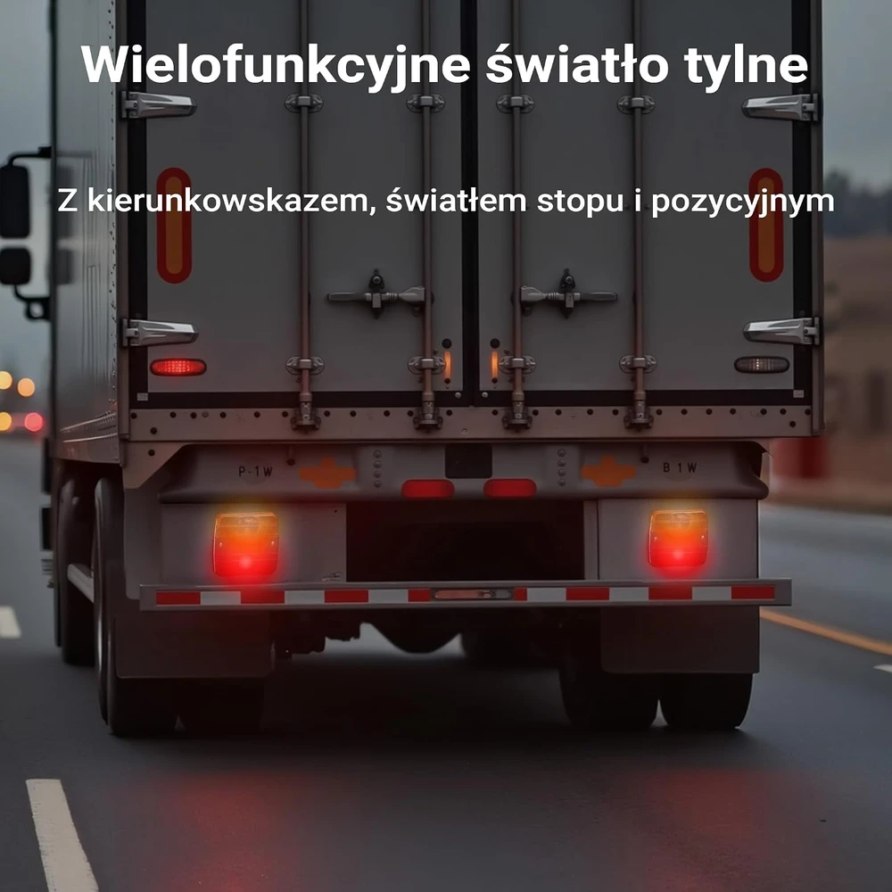 Wiltec priekabos galinių žibintų rinkinys su 13 kontaktų kištuku ir 5 m kabeliu, 62347