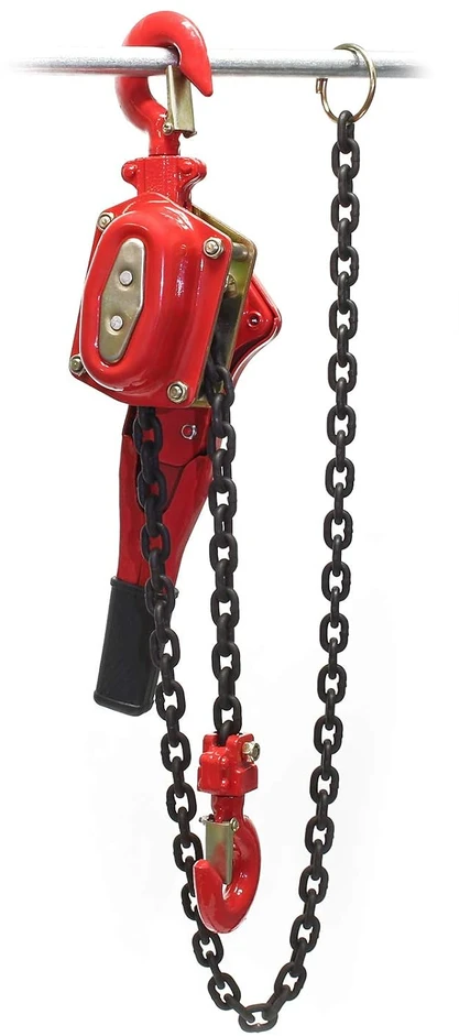 Wiltec rankinis svirtinis grandininis keltuvas 750 kg su 1,5 m plienine grandine, 62593